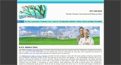 Desktop Screenshot of agemattersclinic.com